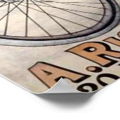 サイクルドーヴィルヴィンテージフランスのサイクルポスター ポスター (角)