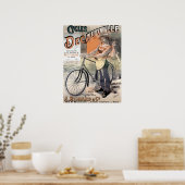 サイクルドーヴィルヴィンテージフランスのサイクルポスター ポスター (キッチン)