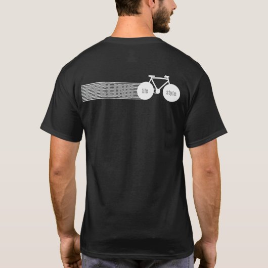 サイクルバイクライフスタイル Tシャツ (裏面)