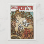 サイクルパーフェクタアルフォンスミュシャアールヌーボー ポストカード (正面)