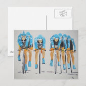 サイクルレース ポストカード (正面/裏面)