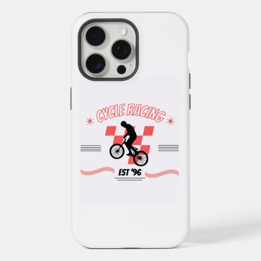 サイクルレース iPhoneケース (裏面)