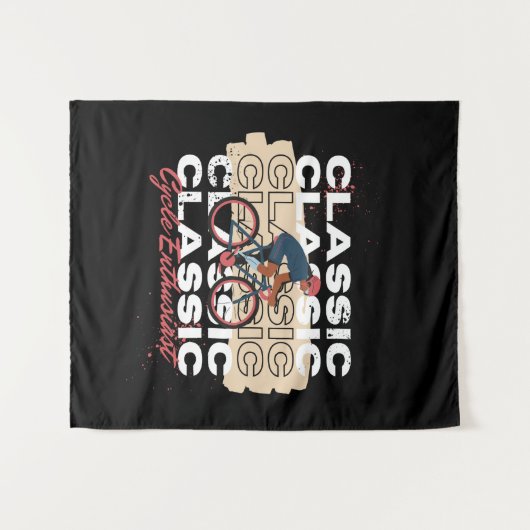 サイクル愛好家 タペストリー (正面(横))