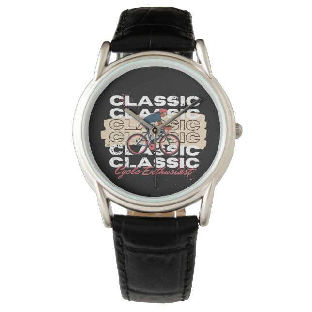 サイクル愛好家 腕時計 (正面)