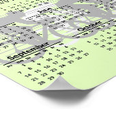 サイクル デザイン 2025 カレンダー ポスター (角)