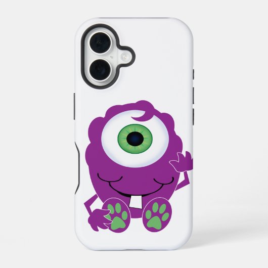 サイクロプスモンスター iPhone 16ケース (裏面)