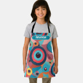 サイクロプス幾何パカラフルタパーソナライズされたーン エプロン (インサイチュ)