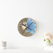 サイクロプス時計 ラウンド壁時計 (ホーム)