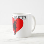 サイクロロスMTBギフトプレゼント乗る。 コーヒーマグカップ (正面右)