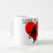 サイクロロスMTBギフトプレゼント乗る。 コーヒーマグカップ (正面左)