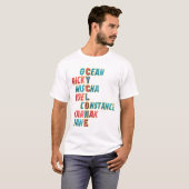 サイクロンに乗る Tシャツ (正面フル)