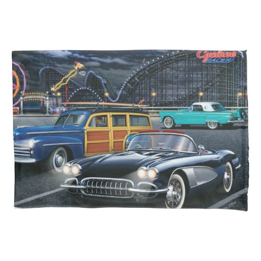 サイクロンのレーサー2 枕カバー (正面左)