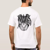 サイクロンエンジン Tシャツ (裏面)