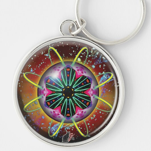 サイクロンオルブスカライドキーチェーン キーホルダー (正面)