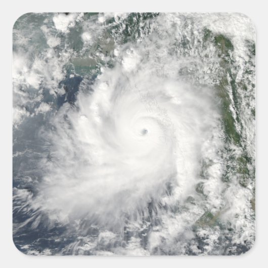 サイクロン・ギリがビルマに上陸 スクエアシール (正面)