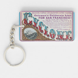 サイクロン・クリッパー帆船1900 キーホルダー