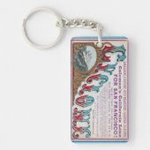 サイクロン・クリッパー帆船1900 キーホルダー (正面)