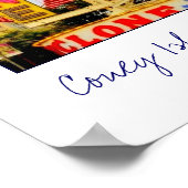 サイクロン・ジェットコースターの看板ポスター ポスター (角)