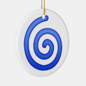 サイクロン – 絵文字 セラミックオーナメント (右)