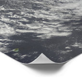 サイクロンAnjaの南インディアン海 ポスター (角)