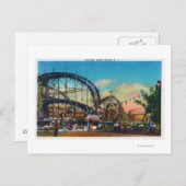 サイクロンRollercoaster #1の表示 ポストカード (正面/裏面)