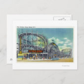 サイクロンRollercoaster #2の表示 ポストカード (正面/裏面)