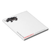 サイクールノセロス – 絶滅危惧動物 – 保護 ノートパッド (アングル)