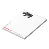 サイクールノセロス – 絶滅危惧動物 – 保護 ノートパッド (回転)