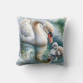 サイグネットの母の白鳥 クッション (正面)