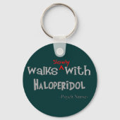 サイケおもしろいナースギフト キーホルダー (正面)