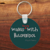 サイケおもしろいナースギフト キーホルダー (正面)