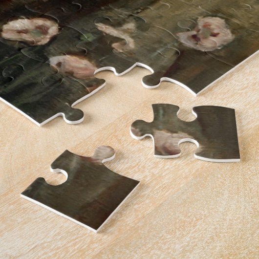 サイケがゴールデンボックスウォーターハウス絵画を開く ジグソーパズル (側面)