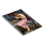 サイケがゴールデンボックスウォーターハウス絵画を開く ノートブック (右側)