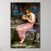 サイケがゴールデンボックスウォーターハウス絵画を開く ポスター (正面)