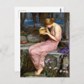 サイケがゴールデンボックスウォーターハウス絵画を開く ポストカード (正面/裏面)