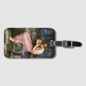 サイケがゴールデンボックスウォーターハウス絵画を開く ラゲッジタグ (正面横)