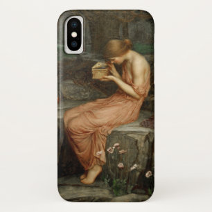 サイケがゴールデンボックスウォーターハウス絵画を開く iPhone X ケース