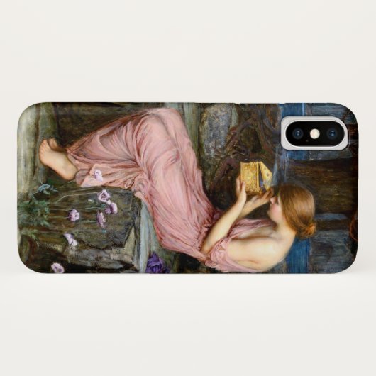 サイケがゴールデンボックスウォーターハウス絵画を開く Case-Mate iPhoneケース (裏面(横))