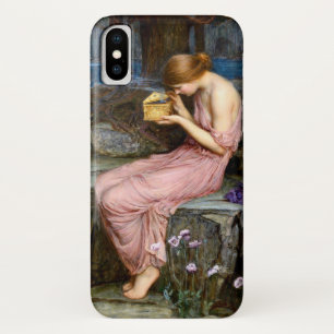サイケがゴールデンボックスウォーターハウス絵画を開く iPhone X ケース