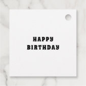 サイケカラフルデリアエアブラシアートギフトラベル フェイバータグ (裏面)