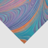 サイケカラフルデリアエアブラシアートティッシュペーパー 薄葉紙 (詳細)