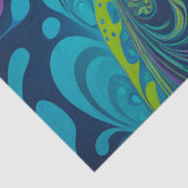 サイケカラフルデリアエアブラシアートティッシュペーパー 薄葉紙 (詳細)