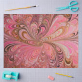 サイケカラフルデリアエアブラシアートティッシュペーパー 薄葉紙 (クラフト)