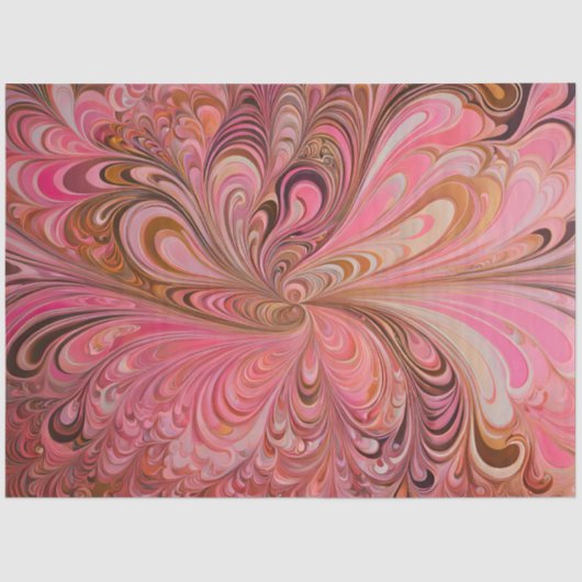 サイケカラフルデリアエアブラシアートティッシュペーパー 薄葉紙 (正面)