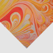 サイケカラフルデリアエアブラシアートティッシュペーパー 薄葉紙 (詳細)