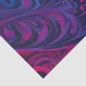 サイケカラフルデリアエアブラシアートティッシュペーパー 薄葉紙 (詳細)