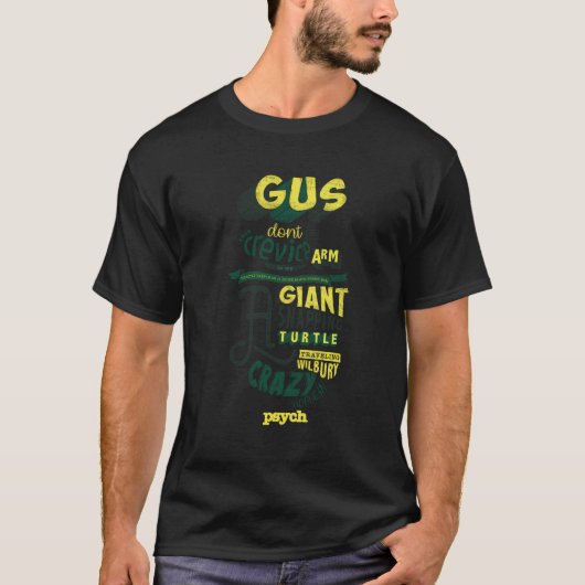 サイケガスがフードを付けない Tシャツ (正面)