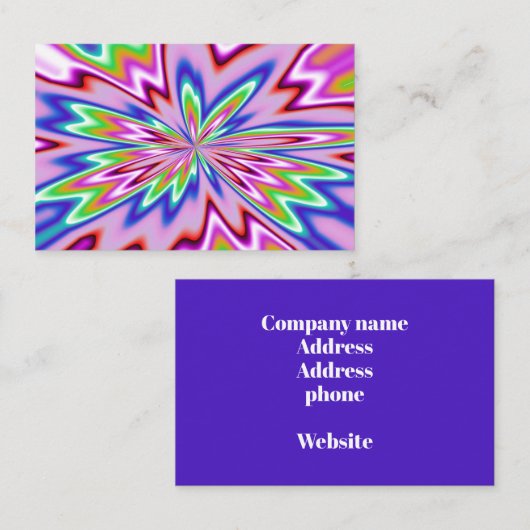 サイケディ付き名刺 名刺 (正面/裏面)