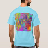 サイケデリアメンズアディダスゴルフクリマライトポロシャツ Tシャツ (裏面)