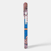 サイケデリックおもしろいフラクタルパターンと文字 Case-Mate iPhoneケース (裏面 / 左)